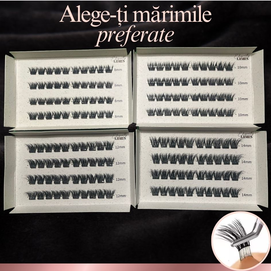 Gene Auto-Adezive Press-On Elegantly™ I MĂRIME UNICĂ