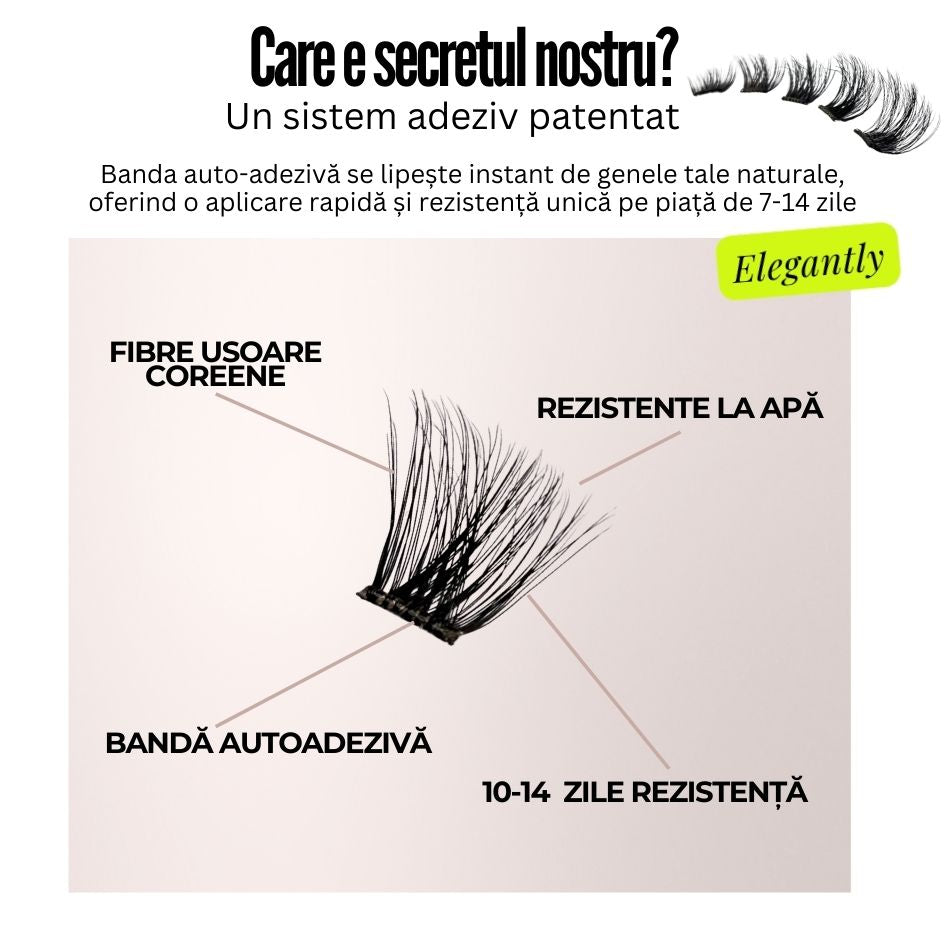 Gene Auto-Adezive Press-On Elegantly™