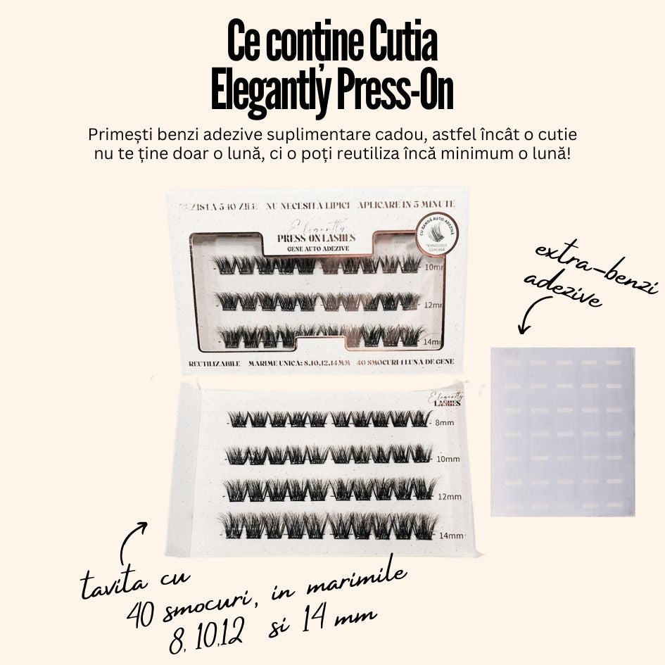 Gene Auto-Adezive Press-On Elegantly™