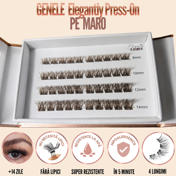 Gene Auto-Adezive Press-On Elegantly™ MARO