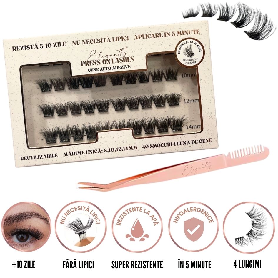 Gene Auto-Adezive Press-On Elegantly™