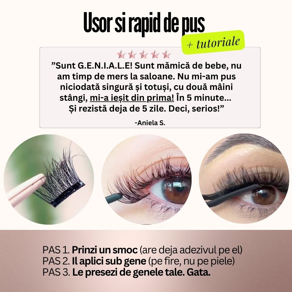 Gene Auto-Adezive Press-On Elegantly™